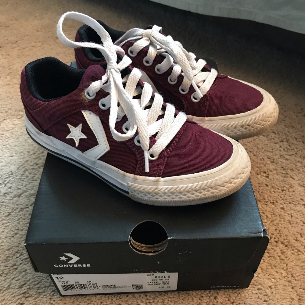 Converse shoes. Youth size 12 US.